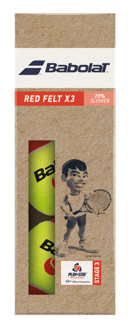 Hovedbilde Babolat Red Felt (3 Baller)