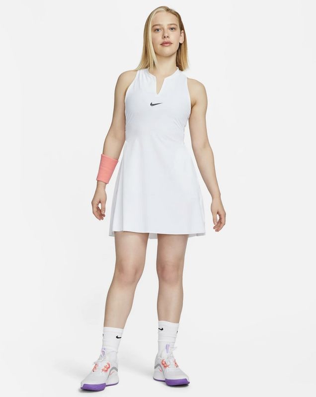 Nike Women's Dri-FIT Advantage Dress (Hvit)