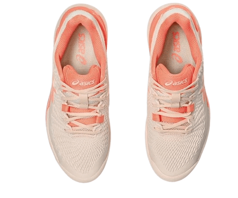 Asics Gel Resolution 9 Clay Dame (Pearl Pink / Sun Coral)