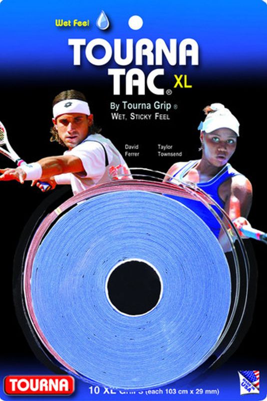 Tourna Grip 3 Pack XL Wet Feel (Blå)
