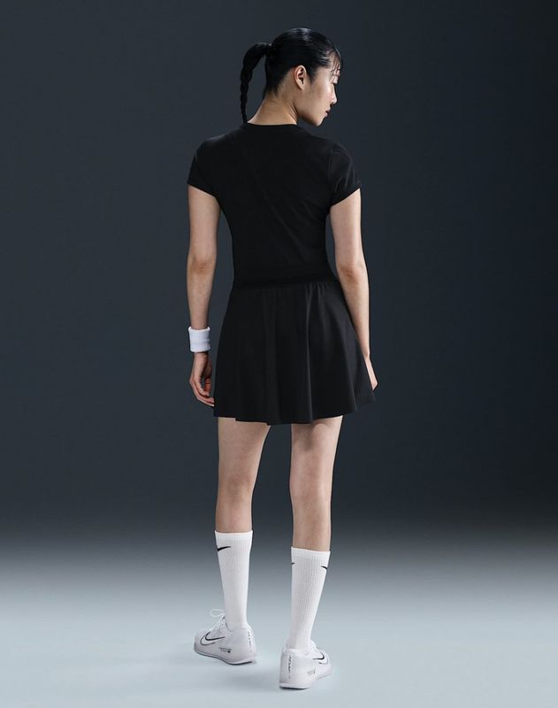 NikeCourt Advantage Women's Dri-FIT Short Sleeve Tennis Top (Svart)