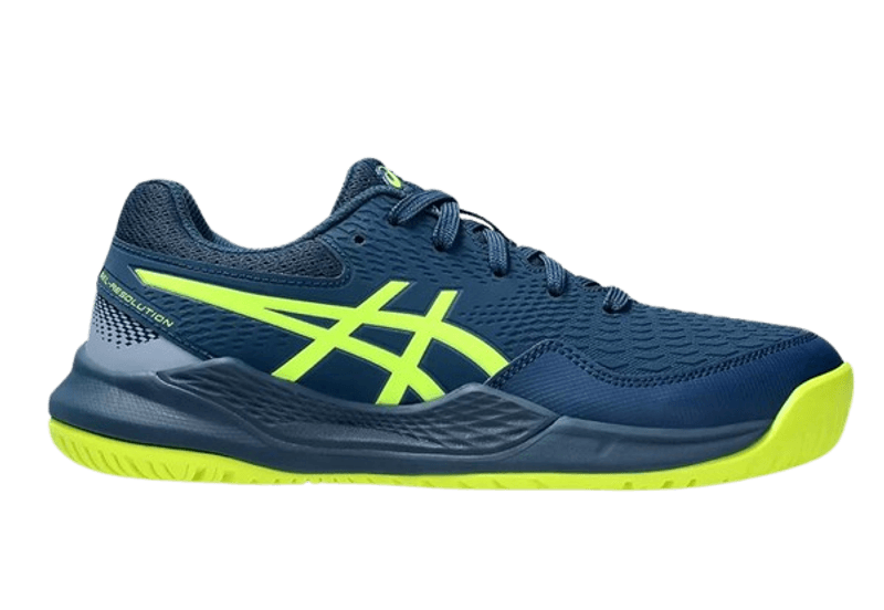 Asics Gel Resolution 9 GS (Mako Blue / Safety Yellow)