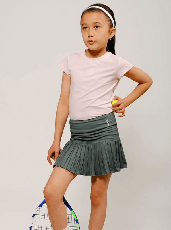 RS Girl's Performance Top - Mesh (Light Pink / White)